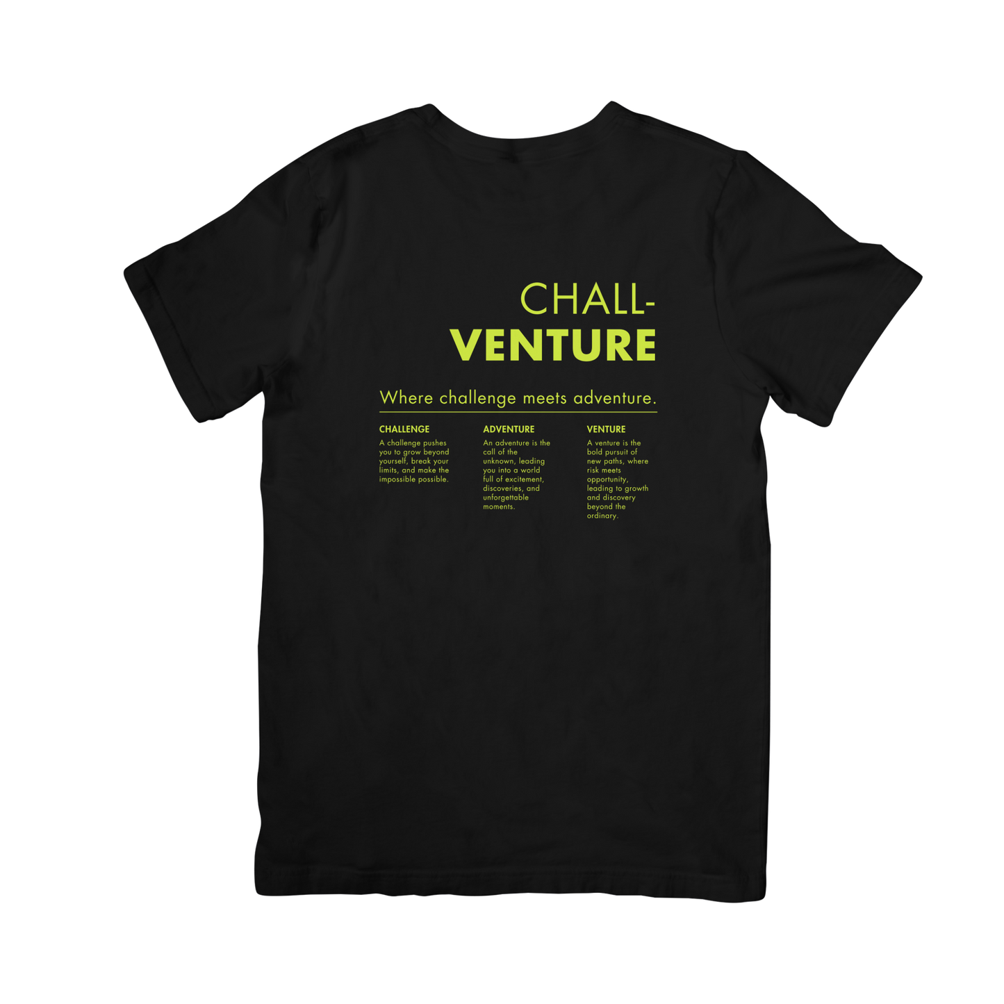 Challventure Premium Signature T-Shirt schwarz