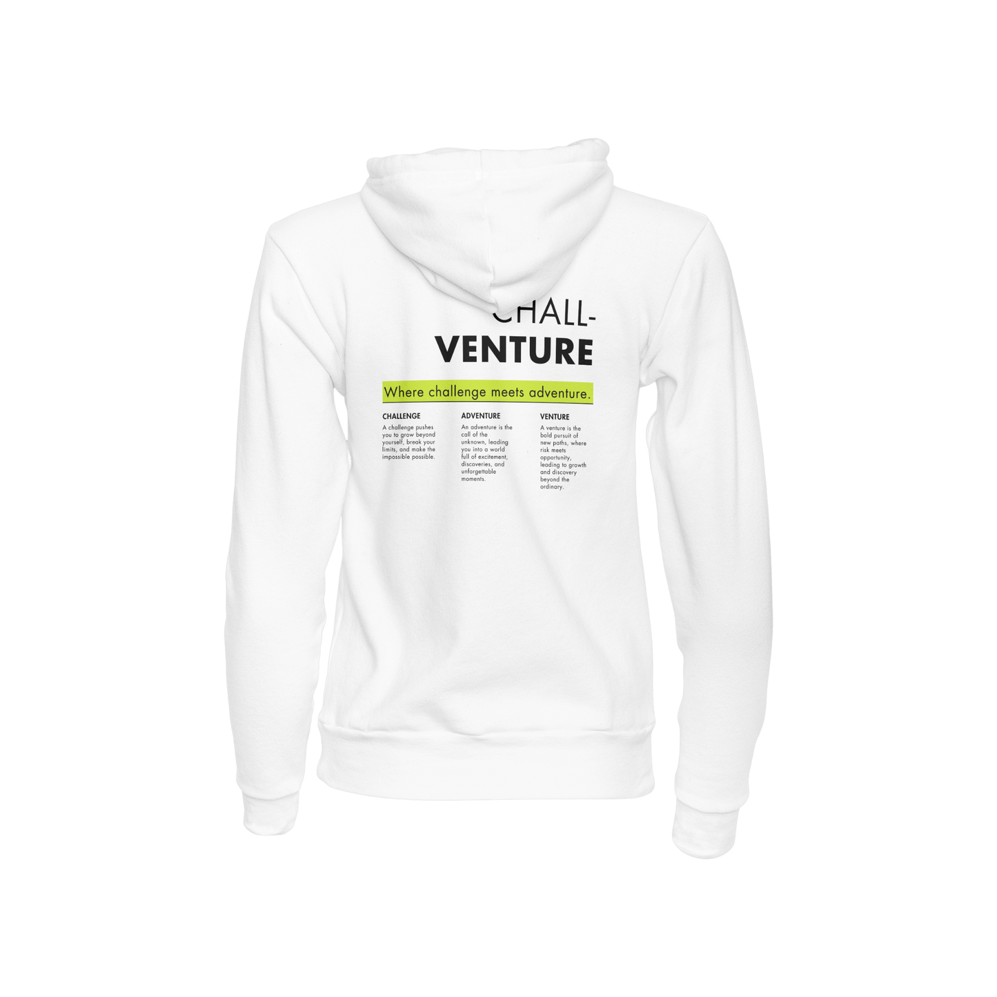 Challventure Premium Hoodie weiß