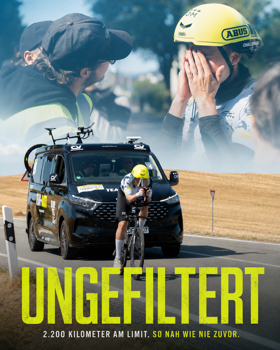 Ungefiltert – Filmplakat zum Race Around Austria