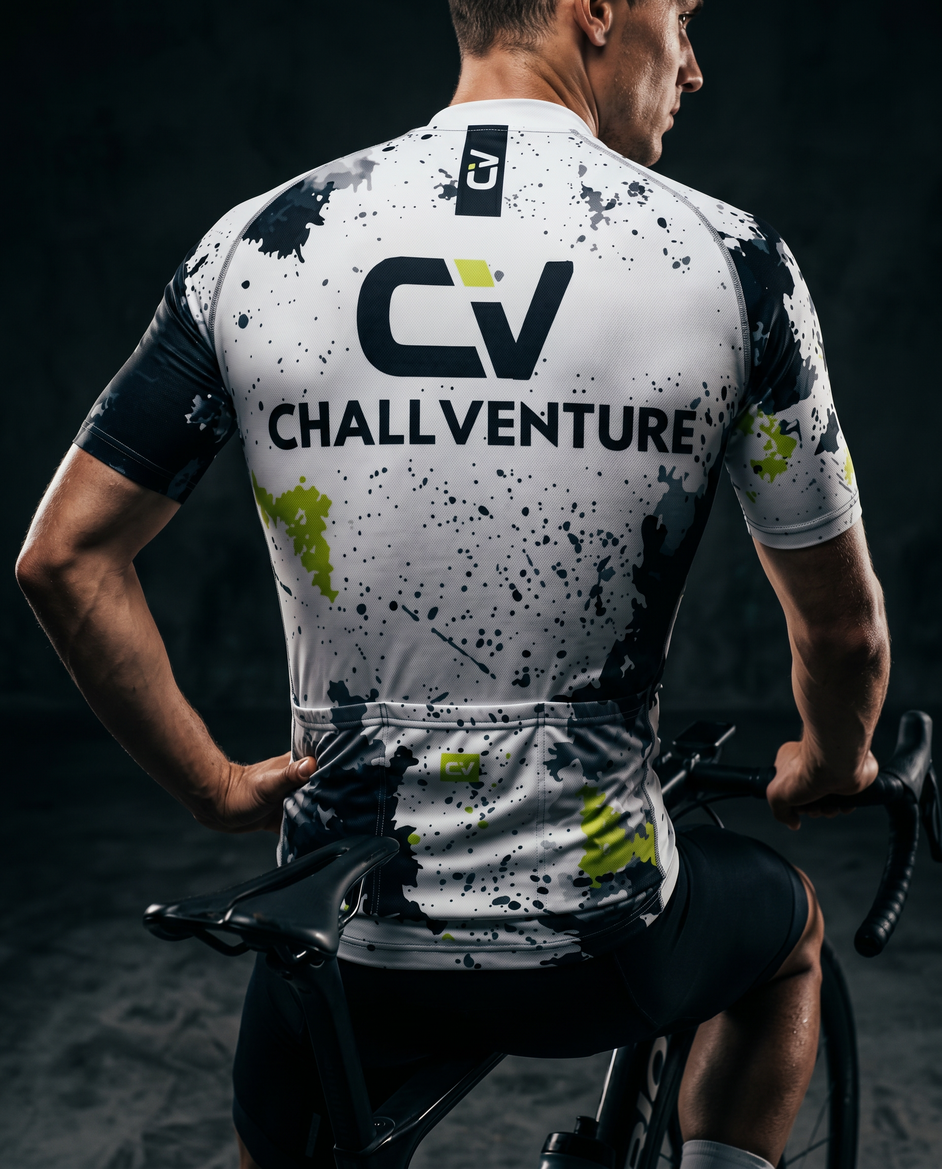 Challventure Jersey – am Körper von hinten, Founding Drop 01